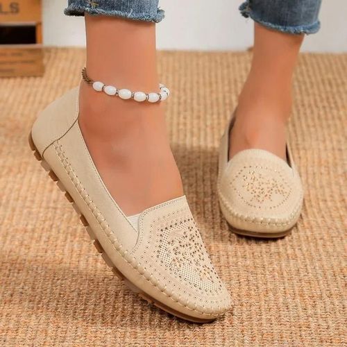 Chaussures Mocassins D'extérieur Enfiler Pour Femmeschaussures Platesparker Rond En Cristallumière Astronomique Doucechaussures Pour Dames