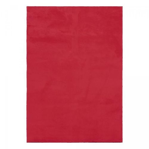 Unamourdetapis - Tapis Shaggy Poils Long Loftuni Rouge 80x150 Cm - Tapis Entrée...