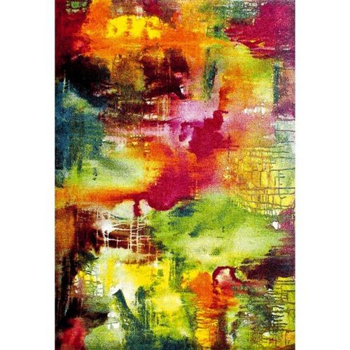 Tapis Salon 160x230 Tissé Multicolore Rectangle Motif Géométrique Lyn8 Jolia 4