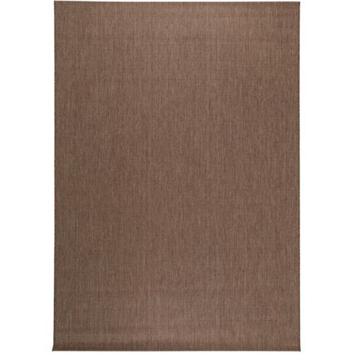 Tapis D'extérieur Metro Marron 80x150 Cm - Tapis Outdoor Pour Balcon, Terrasse Et Jardin