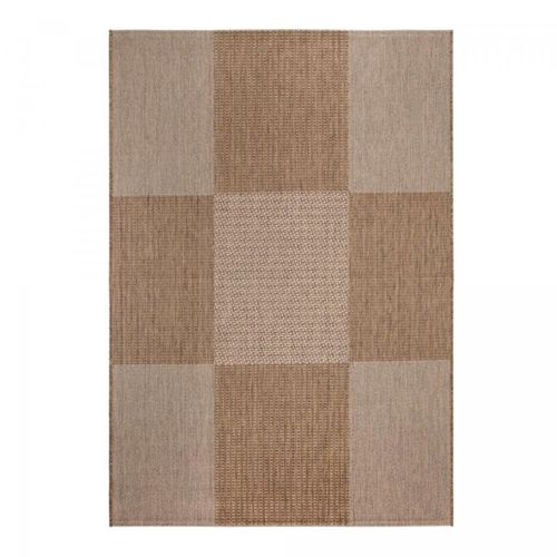Tapis Extérieur 160x230 Tissé Kilim Marron Externa