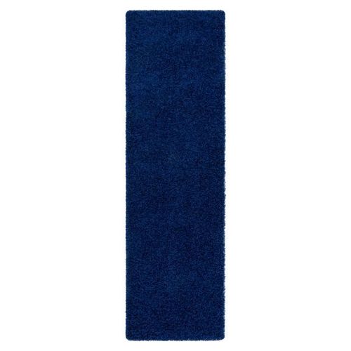 60x300 Cm Tapis, Le Tapis De Couloir Soffi Shaggy 5cm Bleu Foncé - Pour La Cuisine, L'antichambre, Le Couloir