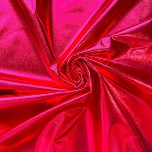 Tissu Spandex Extensible Et Brillant,Feuille D'or Bronzante,59 Pouces X 19 Pouces,Pour Décor De Fond De Robe De Cosplay De Scène De Bricolage - Type Rouge-59in X19in(150x50cm)