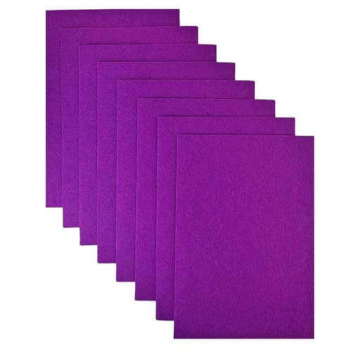 Feuilles De Feutre En Polyester Pour Documents,Optique Rigide,20 Couleurs Au Choix,20x30cm,Décoration De La Maison,Tapis,Fournitures De Jouets,2mm - Type Violet-20x30cm