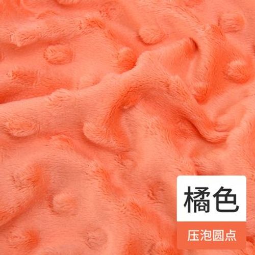 Doudou En Peluche Fait À La Main Pour Bébé,Couverture Confortable,Tissu De Literie,Super Doux,Court,Bricolage,Classe A - Type Orange-B-160cm X 50cm