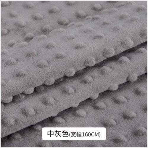 Doudou En Peluche Fait À La Main Pour Bébé,Couverture Confortable,Tissu De Literie,Super Doux,Court,Bricolage,Classe A - Type Medium Gray-C-160cm X 50cm
