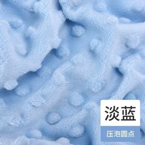 Doudou En Peluche Fait À La Main Pour Bébé,Couverture Confortable,Tissu De Literie,Super Doux,Court,Bricolage,Classe A - Type Baby Blue-B-160cm X 50cm