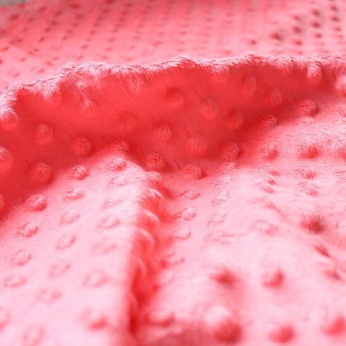 Doudou En Peluche Fait À La Main Pour Bébé,Couverture Confortable,Tissu De Literie,Super Doux,Court,Bricolage,Classe A - Type M03 Coral Pink-160cm X 50cm