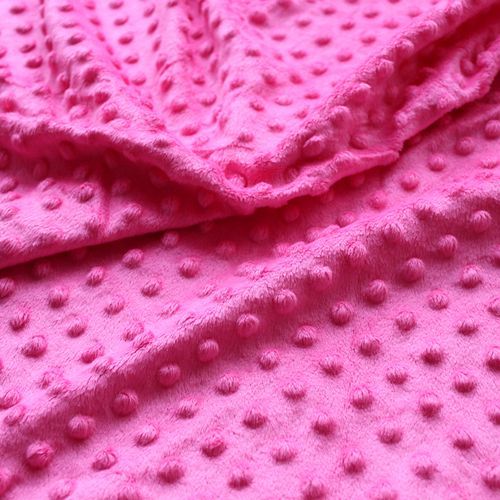 Doudou En Peluche Fait À La Main Pour Bébé,Couverture Confortable,Tissu De Literie,Super Doux,Court,Bricolage,Classe A - Type M04 Rose Red-160cm X 50cm