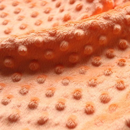 Doudou En Peluche Fait À La Main Pour Bébé,Couverture Confortable,Tissu De Literie,Super Doux,Court,Bricolage,Classe A - Type M10 Orange-160cm X 50cm