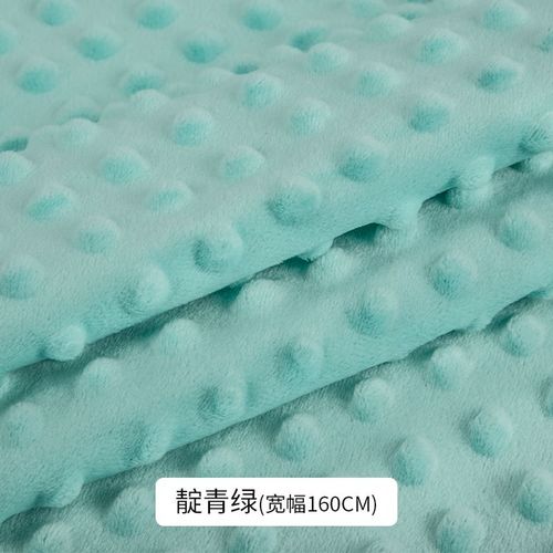 Doudou En Peluche Fait À La Main Pour Bébé,Couverture Confortable,Tissu De Literie,Super Doux,Court,Bricolage,Classe A - Type Indigo Green-C-160cm X 50cm