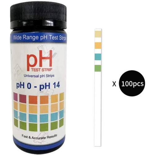ATUIO - Bandes de Test de pH du Sol, [100 Bandes], Bandelettes de Plantes  de pH, Bandes de Sol 0-14 pH pour Plantes, Bandelettes de Test de pH du Sol  pour [Ferme