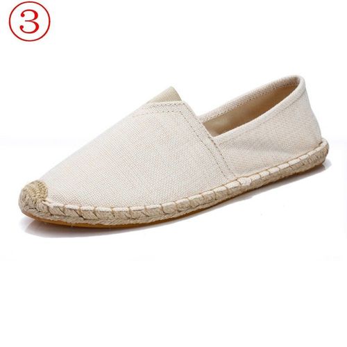 Chaussures Asiletoespadrilles Noires Rétro Vintage Pour Femmeschaussures Décontractéesgrande Taillerespirantesunisexe