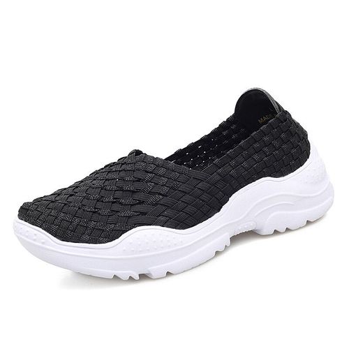 Baskets D'été À La Mode Pour Femmes,Chaussures À Plateforme,Tissées,Décontractées,À Enfiler,De Haute Qualité,Souples Et Respirantes,Mocassins,Taille 42
