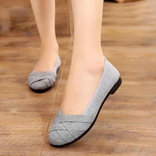 Chaussures Marlisasamocassins Plats Confortables Pour Femmeschaussures De Ballet Noireschaussures De Danse Pour Femmesmocassins Gris Mignonshaute Qualitéf2038