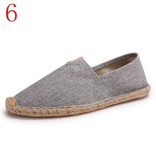 Chaussures Asiletoespadrilles Noires Rétro Vintage Pour Femmeschaussures Décontractéesgrande Taillerespirantesunisexe