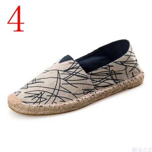 Chaussures Asiletoespadrilles Noires Rétro Vintage Pour Femmeschaussures Décontractéesgrande Taillerespirantesunisexe