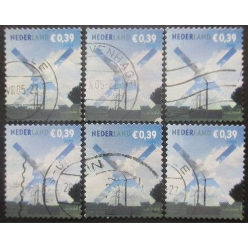 Pays-Bas N°2201 X 6 Oblitéré