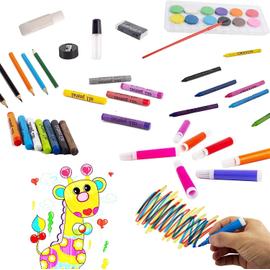 0€01 sur 150 Sets de Dessin,Malette de Coloriage Enfants Aquarelle