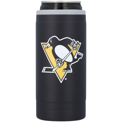 Pingouins De Pittsburgh 12 Oz. Flipside Powdercoat Slim Refroidisseur De Canettes