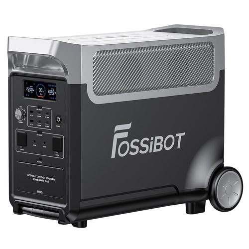 Fossibot F3600 Centrale Électrique Portable 3840wh Lifepo4 Batterie 3600w Ac Sortie Entièrement Rechargée En 1,5 Heures