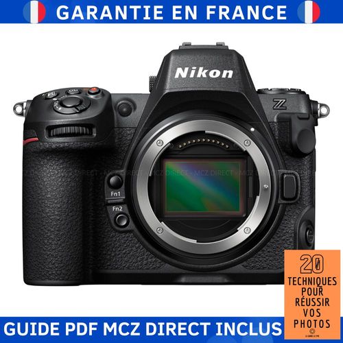 Nikon Z8 Boîtier Nu + Guide PDF MCZ DIRECT '20 TECHNIQUES POUR RÉUSSIR VOS PHOTOS'