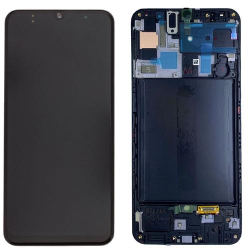 Ecran Noir Compatible Samsung Galaxy A50 Vitre + Ecran Lcd