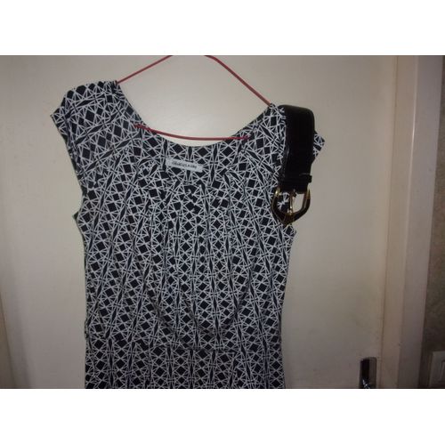 Robe Été Christine Laure Noir/Blanc T 44
