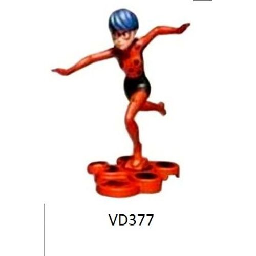 Figurine "Kinder" (2022) - Miraculous Word / N° 4 - Ladybug ( Vd377 / Vd-377 ) Avec Bpz