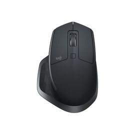 Logitech MX Master 2S - Souris - laser - 7 boutons - sans fil - 2.4 GHz, Bluetooth - récepteur USB Logitech Unifying - graphite - pour Komplett Office Micro R9