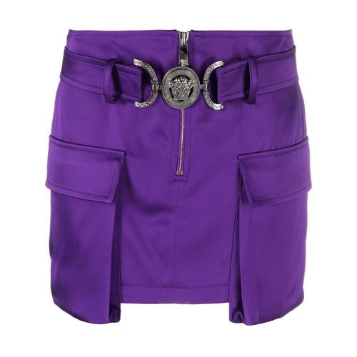 Versace - Skirts > Short Skirts - Purple