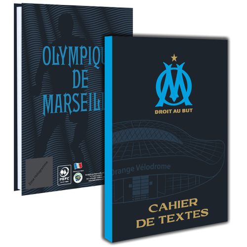 Cahier De Texte Olympique De Marseille - 6 Onglets