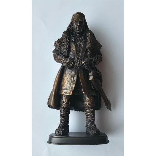 Figurine Sculpture " Le Hobbit - Thorin " En Bronze