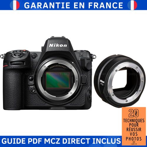 Nikon Z8 + FTZ II + Guide PDF MCZ DIRECT '20 TECHNIQUES POUR RÉUSSIR VOS PHOTOS'