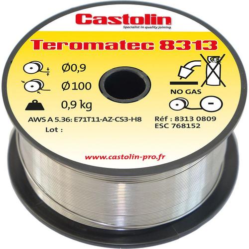 Fil fourré sans gaz Castolin diametre 0,9mm 0,9kg