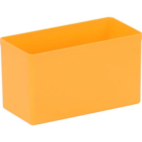 Boîte compartiment H63mm 5,4 x 10,8cm / jaune
