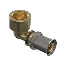 Coude multicouche à sertir FF 90° Tigris M5 Wavin MC diametre 16x1/2"