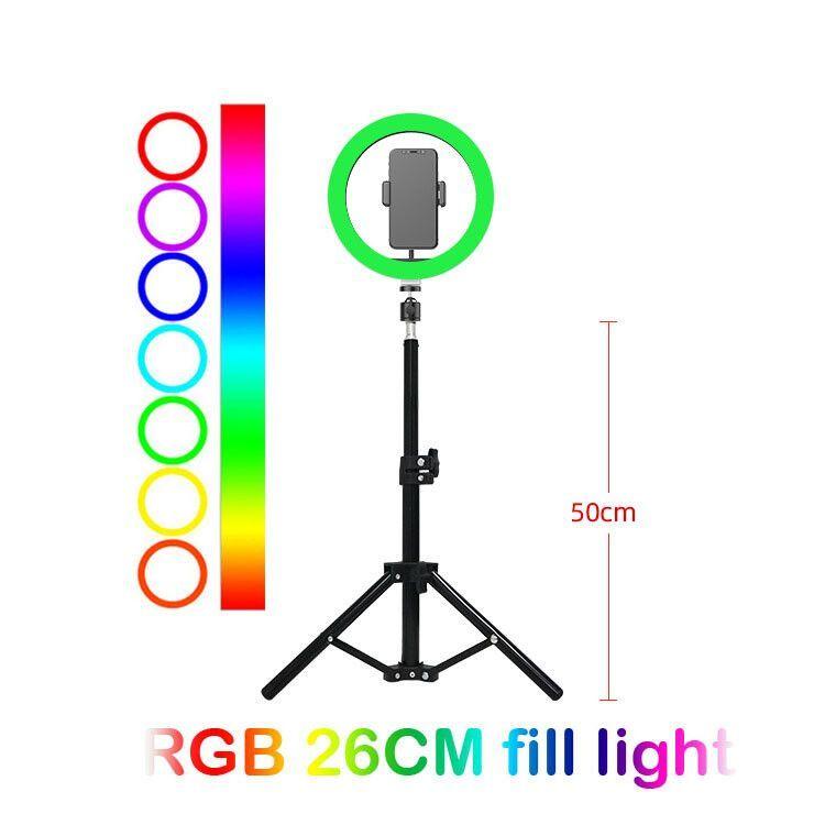 Acheter Anneau lumineux Led RGB avec support, éclairage coloré, 16