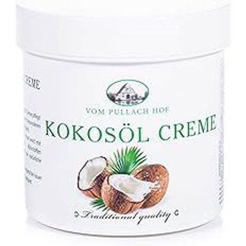 Pullach Hof Crème À L’Huile De Coco 250 Ml Qualité Traditionnelle Hydrate La Peau Grâce Aux Propriétés Particulières De L'huile De Noix De Coco Et Peut Favoriser L'élasticité De La Peau. 