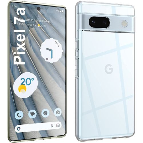 Coque Silicone Transparente Pour Google Pixel 7a Little Boutik®