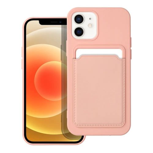 Coque Silicone Avec Porte Carte Rose Pour Iphone 12 / 12 Pro Little Boutik®
