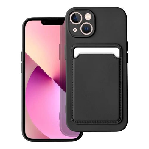 Coque Silicone Avec Porte Carte Noir Pour Iphone 13 Little Boutik®