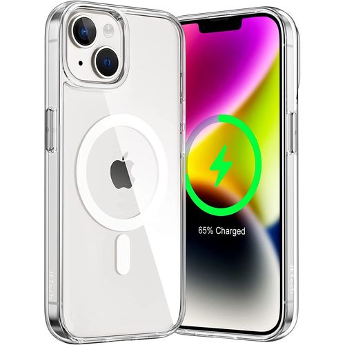 Coque Silicone Transparente Compatible Magsafe Pour Iphone 14 Little Boutik©