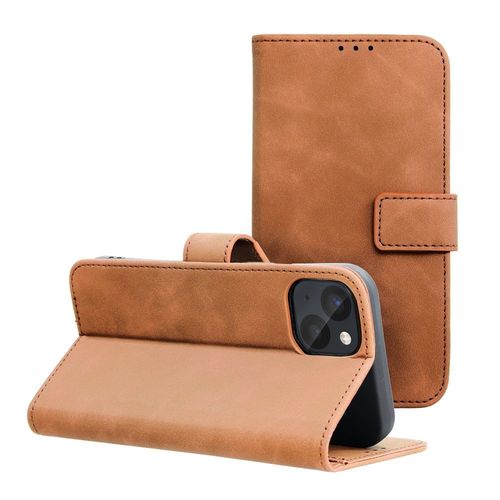 Coque Portefeuille Couleur Marron Pour Iphone 14 Little Boutik©