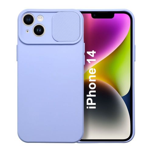 Coque Cam Slide Couleur Lavande Pour Iphone 14 Little Boutik©