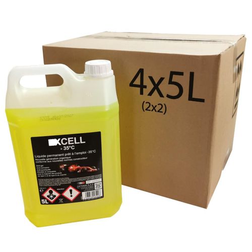 LIQUIDE DE REFROIDISSEMENT UNIVERSEL -35 C, CARTON DE 20 LITRES
