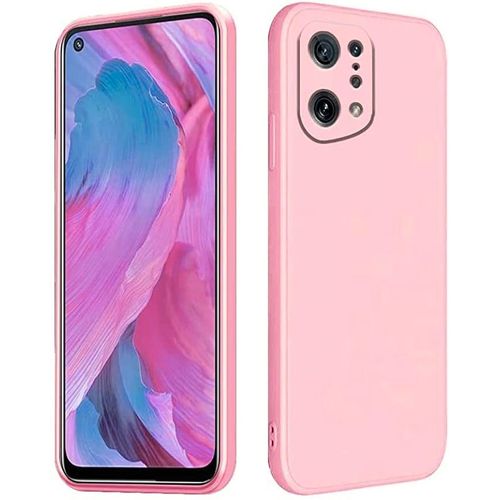 Coque Silicone Rose Pour Oppo Find X5 Little Boutik®