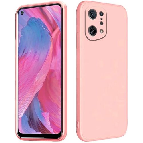 Coque Silicone Rose Pour Oppo Find X5 Pro Little Boutik®