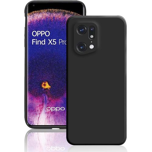 Coque Silicone Noir Pour Oppo Find X5 Pro Little Boutik®