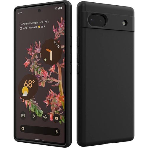 Coque Silicone Couleur Noire Pour Google Pixel 7a Little Boutik®